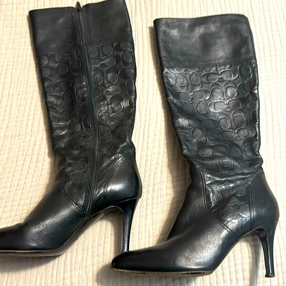 Coach Shoes - Coach Black Heeled Boots